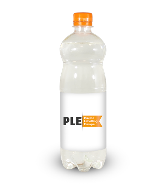 PET-Fles met etiket 0,75L