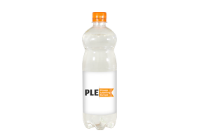 PET-Fles met etiket 0,75L