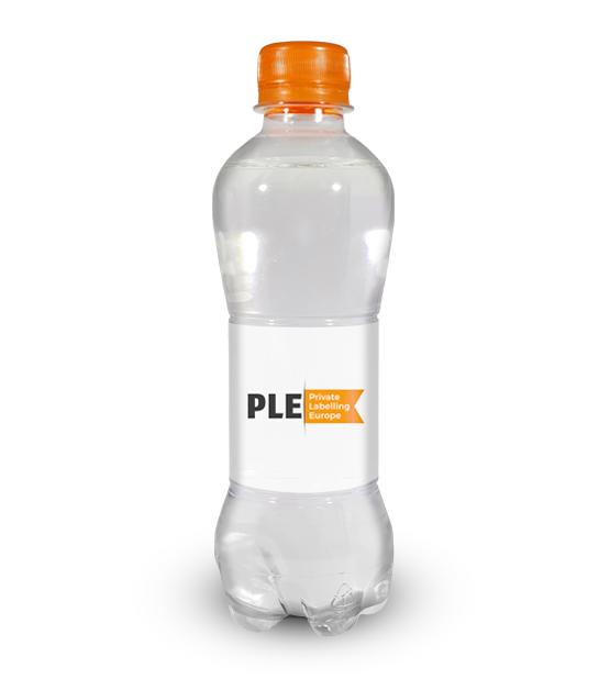 PET-Fles met etiket 0,33L