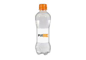 PET-Fles met etiket 0,33L