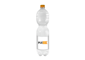 PET-Fles met etiket 1,5L