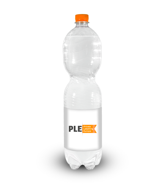 PET-Bottle with label 1,5L